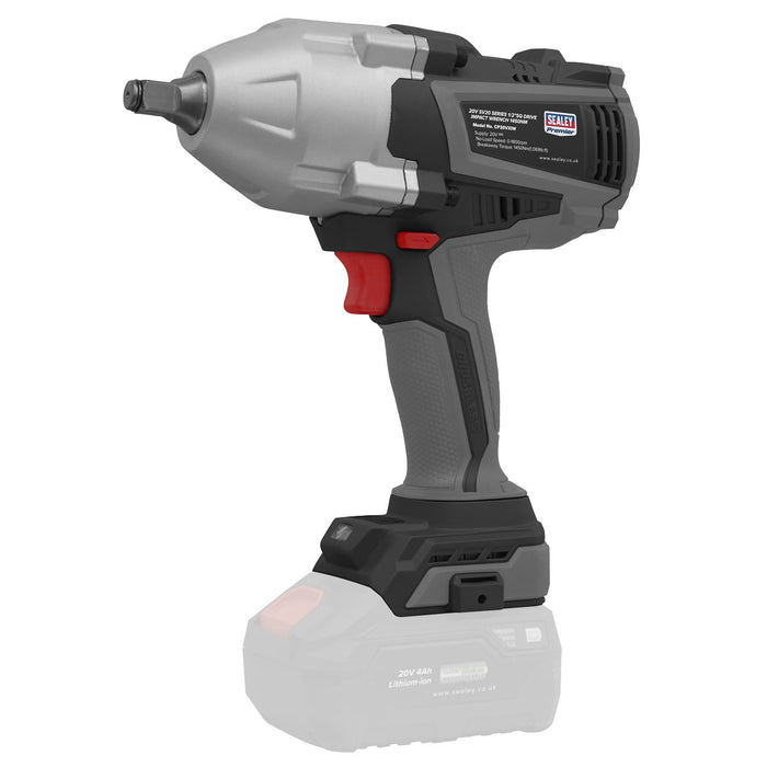 Premier SV20 Series Cordless Impact Wrench Kit 20V 4Ah - 2 Batteries Sealey Premier - Town Tools 