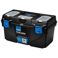 Draper Plastic Toolbox with Tote Tray, 22"