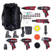 Sealey SV12 Series 6 x 12V Cordless Power Tool Kit 3 Batteries CP1200COMBO2B Sealey - Town Tools 