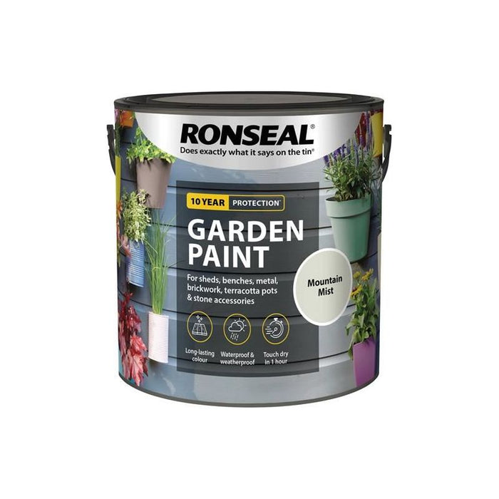Ronseal Garden Paint Mountain Mist 2.5 litre Ronseal - Town Tools