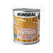Ronseal Interior Varnish Quick Dry Satin Light Oak 750ml Ronseal - Town Tools