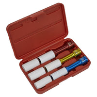 Sealey Alloy Wheel Long Reach Impact Socket Set 3pc 1/2"Sq Drive SX031D