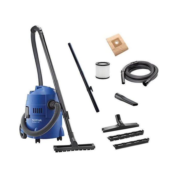 Nilfisk Buddy II Wet & Dry Vacuum 12 litre 1200W 240V Nilfisk - Town Tools