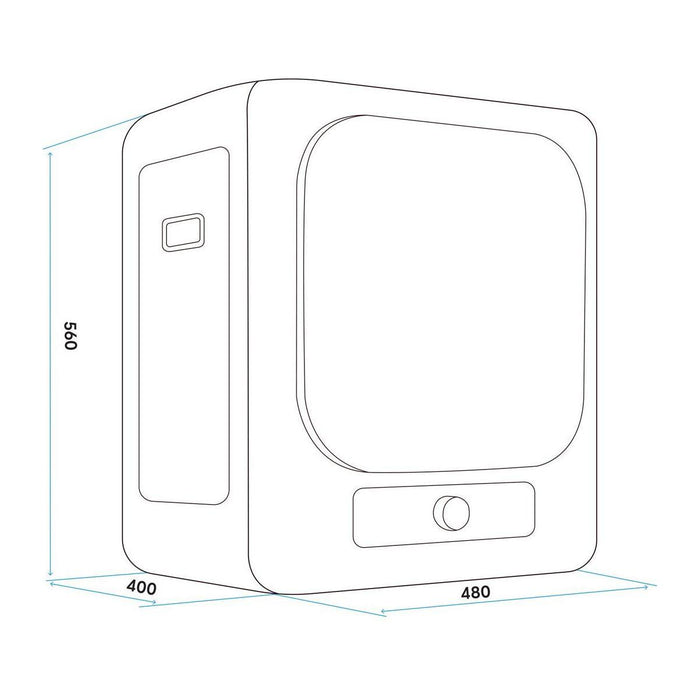 Baridi 2.5kg Portable Tumble Dryer with Mechanical Controls Baridi - Town Tools