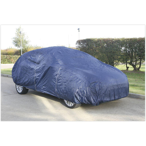 Sealey Car Cover Lightweight Medium 4060 x 1650 x 1220mm CCEM Sealey - Town Tools 