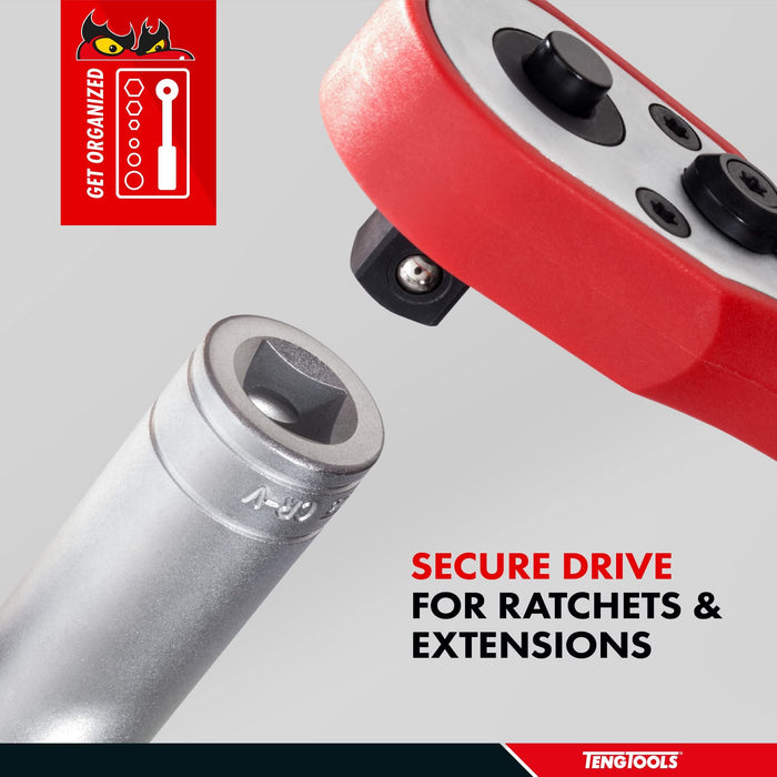 Teng Tools 3/8" Deep Socket 12 pt Metric 11mm Teng Tools - Town Tools 