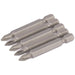 Draper Cross Slot Insert Bit, 1/4" Hex, 50mm Long, No.1 (Pack of 5) 64287 Draper - Town Tools 