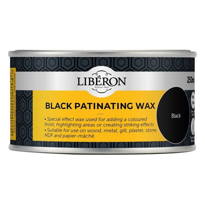 Liberon Black Patinating Wax 250ml Liberon - Town Tools