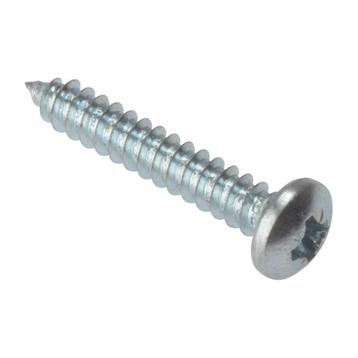 Forgefix Self-Tapping Screw Pozi Compatible Pan Head ZP 1in x 8 Box 200 ForgeFix - Town Tools