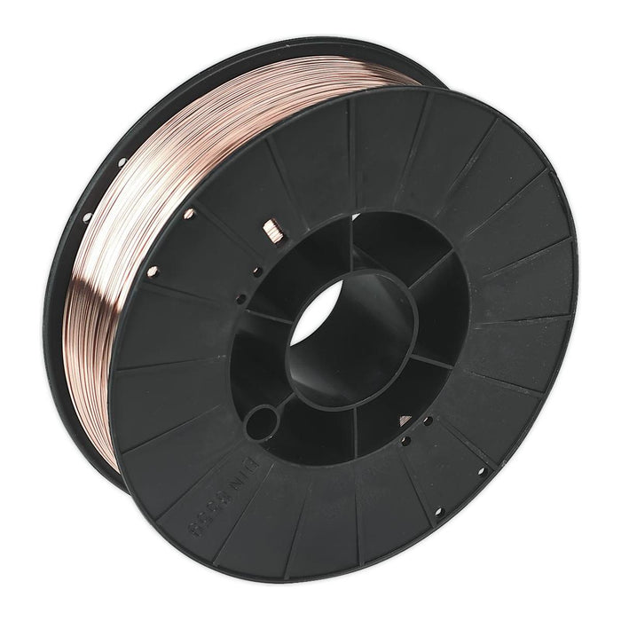 Sealey Mild Steel MIG Wire 5kg0.6mm A18 Grade MIG/777706 Sealey - Town Tools 