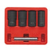 Sealey Locking Wheel Nut Removal Set 5pc 1/2"Sq Drive SX201 Sealey - Town Tools 