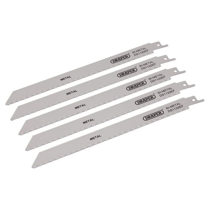 Draper Bi-metal Reciprocating Saw Blades for Metal Cutting, 225mm, 18tpi (Pack o Draper - Town Tools 