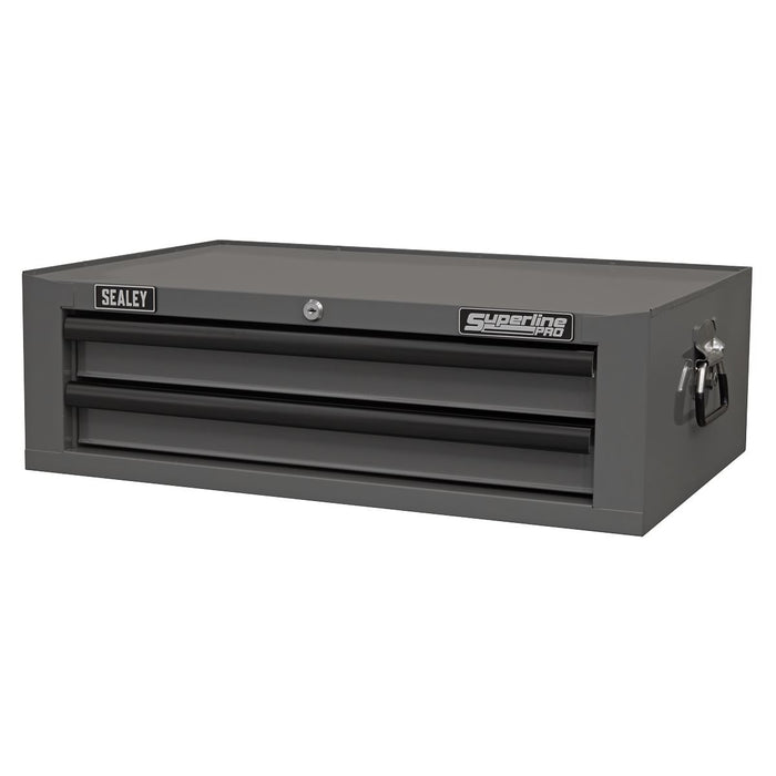 Superline Pro Superline PRO Mid-Box Tool Chest 2 Drawer - Grey/Black AP26029TG Superline Pro - Town Tools 