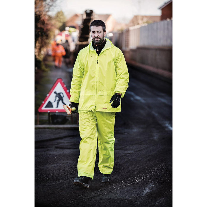Scruffs Waterproof Suit Yellow L Scruffs - Town Tools 
