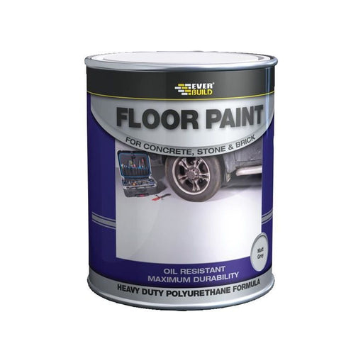 Everbuild Sika Floor Paint Grey 5 litre Everbuild Sika - Town Tools