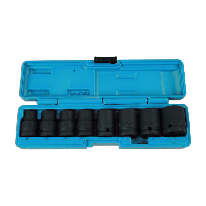 Laser Impact Socket Set 1/2"D 8pc 6490 Laser - Town Tools 