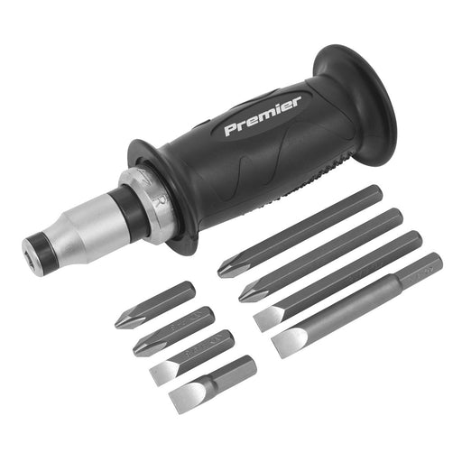 Sealey Premier Premier Impact Driver Set with Protection Grip 10pc AK2082 Sealey Premier - Town Tools 