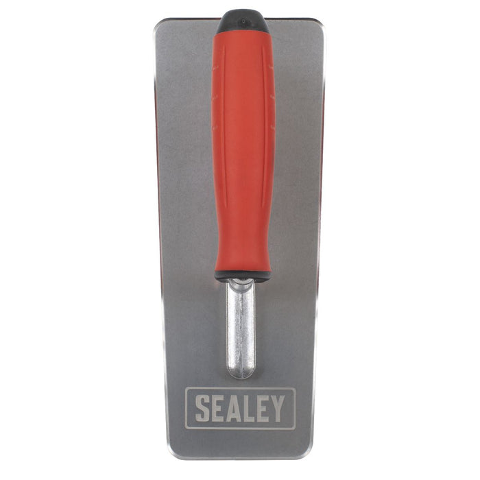 Sealey Stainless Steel Venetian Trowel with Rubber Handle 240mm T8012 Sealey - Town Tools 