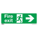 Sealey Safe Conditions Safety Sign Fire Exit (Right) Self-Adhesive Vinyl Pack of Sealey - Town Tools 