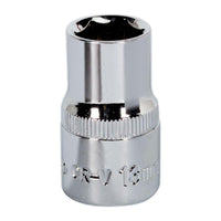 Sealey WallDrive Socket 13mm 1/2"Sq Drive Fully Polished SP1213
