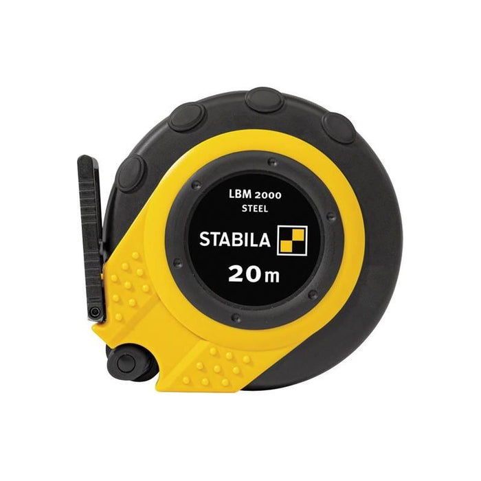 Stabila LBM 2000 Closed Steel Tape 20m (Width 13mm) (Metric only) Stabila - Town Tools