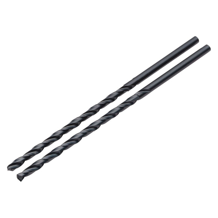 Draper Black HSS Long Drill Bit 3.0 x 100mm (Pack of 2) Draper - Town Tools