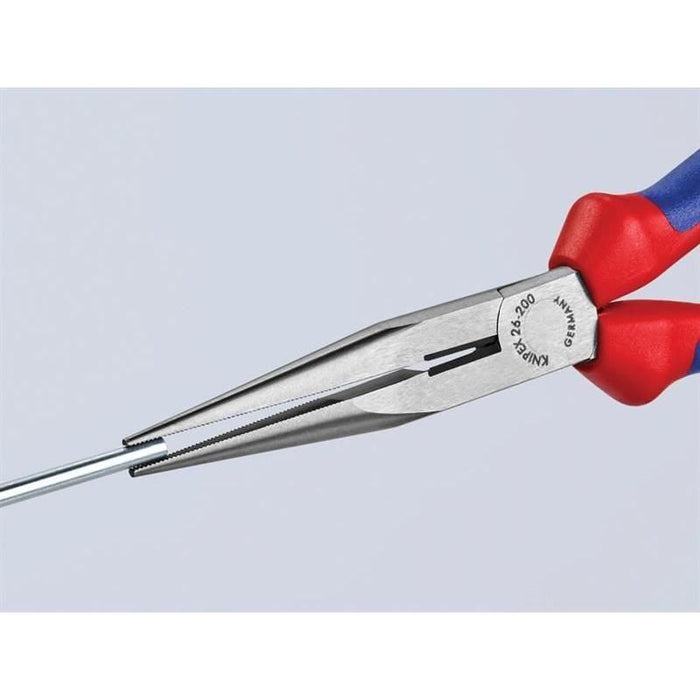 Knipex Snipe Nose Side Cutting Pliers (Stork Beak) Multi-Component Grip 200mm (8in) Knipex - Town Tools