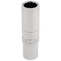 Draper HI-TORQ 12 Point Deep Socket, 3/8" Sq. Dr., 13mm 32823