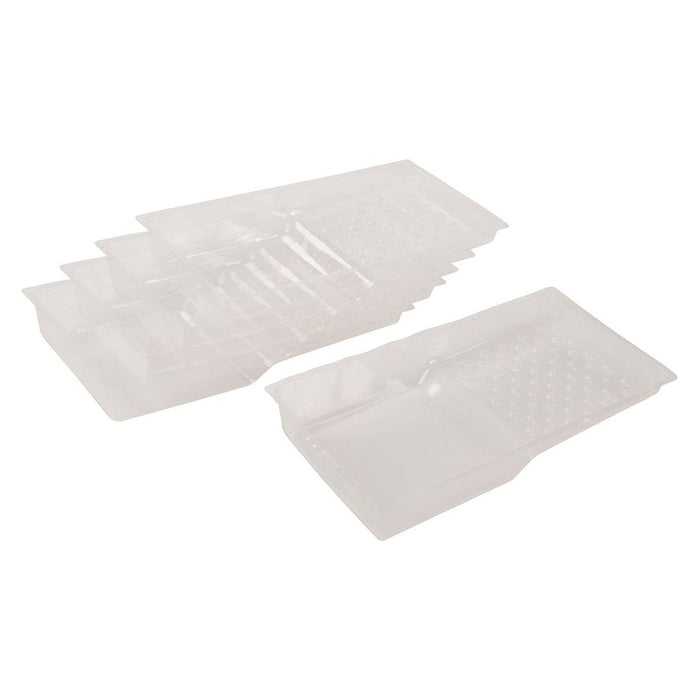 Silverline Disposable Roller Tray Liner 5pk 100mm Silverline - Town Tools 