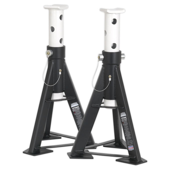 Sealey AXLe Stands (Pair) 12 Tonne Capacity per Stand AS12 Sealey - Town Tools 