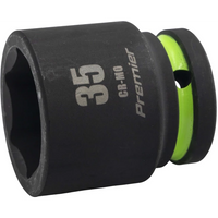 Sealey 3/4"Dr Impact Socket 35mm (Light Green Coded Ring) AK8892M-11