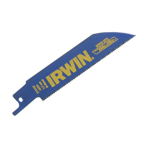 Irwin® 418R Sabre Saw Blade Metal Cutting 100mm 18 TPI Pack of 5 IRWIN® - Town Tools