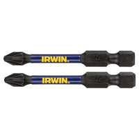 Irwin® Impact Pro Performance Screwdriver Bits PZ2 57mm (Pack 2)