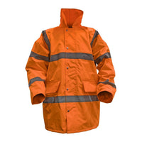 Worksafe Worksafe Hi-Vis Orange Jacket with Quilted Lining - X-Large 806XLO