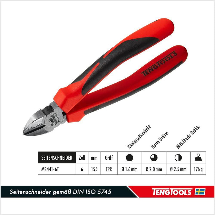 Teng Tools Plier Set TPR Grip TT1 4 Pieces Teng Tools - Town Tools 