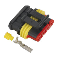Sealey Superseal Female Connector 4-Way Pack of 3 SSC4F