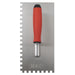 Sealey Stainless Steel 8mm Notched Trowel with Rubber Handle 270mm T7808 Sealey - Town Tools 