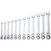 Carlyle Hand Tools Carlyle Metric Flexible Ratcheting Wrench Set (12 Pieces) Caryle Tools - Town Tools 