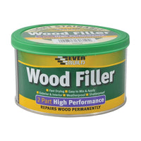 Everbuild Sika 2-Part High-Performance Wood Filler Light Stainable 500g