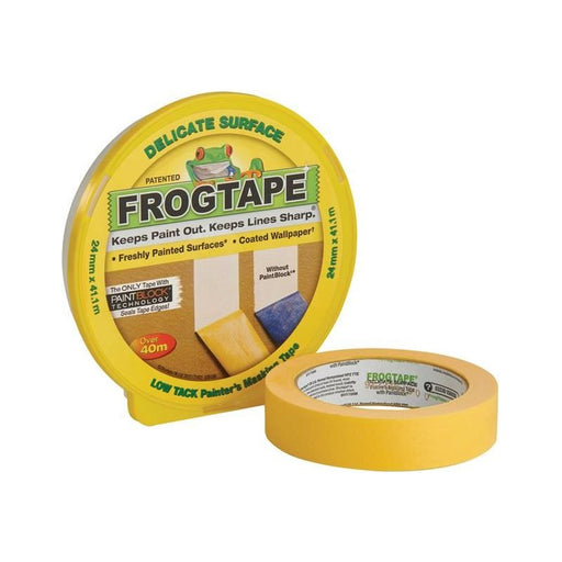 Shurtape FrogTape® Delicate Surface Masking Tape 24mm x 41.1m Shurtape - Town Tools