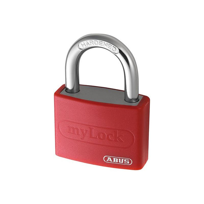 Abus Mechanical T65AL/40mm My Lock Aluminium Padlock Red Keyed Alike 6401 ABUS Mechanical - Town Tools
