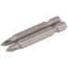 Draper Cross Slot Insert Bit, 1/4" Hex, 50mm Long, No.1 (Pack of 2) 64232 Draper - Town Tools 