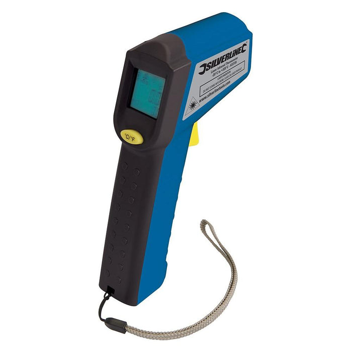 Silverline Laser Infrared Thermometer -38°C to +520°C Silverline - Town Tools 