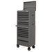 Superline PRO Topchest Mid-Box Tool Chest & Rollcab Combination 14 Drawer Grey Superline Pro - Town Tools 