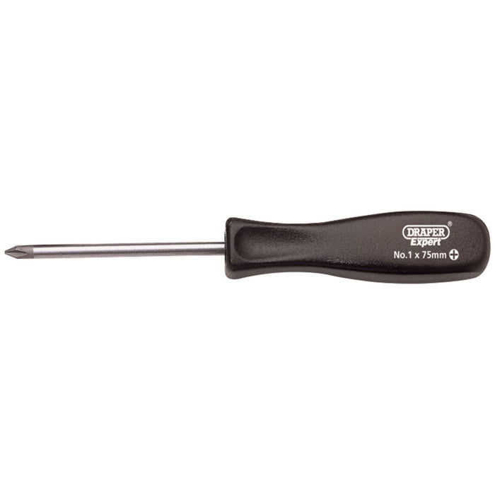 Draper Cross Slot Mechanic's Screwdriver, No.1 x 75mm 19532 Draper - Town Tools 