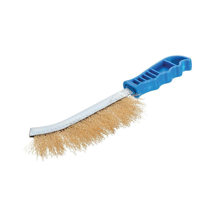 Silverline Brassed Wire Brush Brass Silverline - Town Tools 