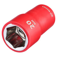 Draper XP1000 VDE Socket, 1/2" Sq. Dr., 20mm