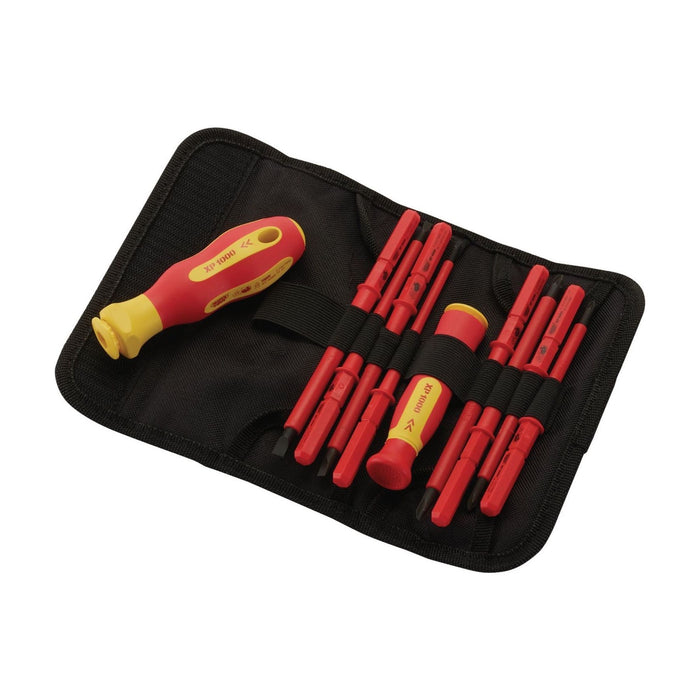 Draper XP1000 VDE Interchangeable Blade Screwdriver Set (10 Piece) 05721 Draper - Town Tools 