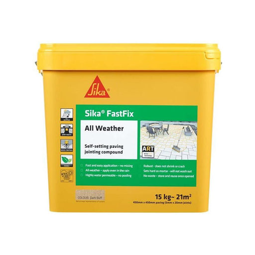 Everbuild Sika Sika® FastFix All Weather Dark Buff 15kg Everbuild Sika - Town Tools