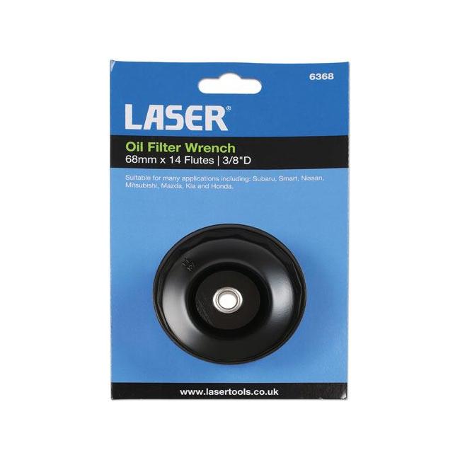 Laser Oil Filter Wrench 3/8"D - 68mm x 14 Flutes 6368